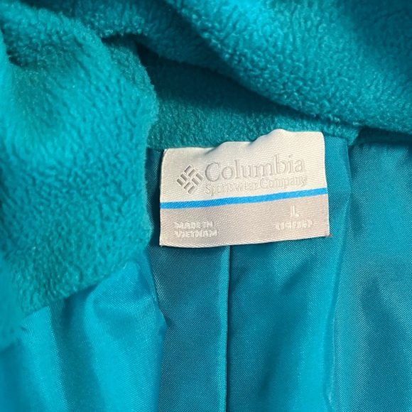 Columbia Outgrown Unisex Snow Bib Teal Snow Bib/ Snow Pants Size Large 14/16 - Picture 3 of 14